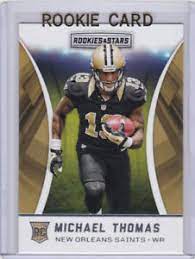 4.2 out of 5 stars 10. Michael Thomas Rookie Card 2016 Panini Rookies Stars New Orleans Saints Nfl Rc Ebay