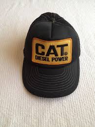 Caterpillar cat diesel power hat vest patch vintage tractor collector trucker. Caterpillar Trucker Cap Online Store B9c05 15945