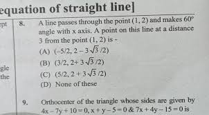 Equation Of Straight Line 8 A Line