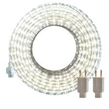 Indoor Outdoor Led Rope Lights 50ft Flat Flexible Strip Light Connectable 6000k Daylight White Home Backyards Decorative Light Buy Indoor Outdoor