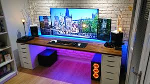 What you need for the ultimate gaming desk setup. Setup Update 29 01 17 Room Setup Gaming Room Setup Game Room Design