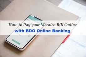 how to pay meralco bill via bdo