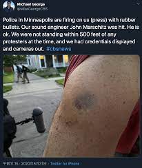 デモ鎮圧で警察が使用しているゴム弾。その大きさと威力は