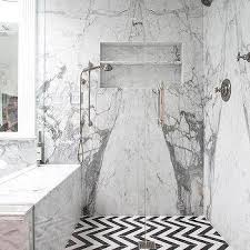Mixed Texture Marble Shower Design Ideas