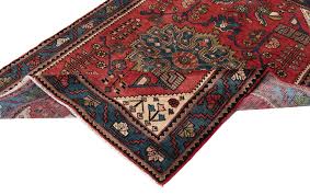 nahavand persian rug red 197 x 142 cm