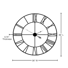 Roman Numeral Wall Clock 1805 3745