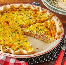 Pioneer Woman Ham And Cheese Quiche gambar png