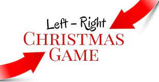 the left right christmas game p it on