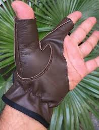 Traditional Archery Shooting Leather Glove Top Quality Glove