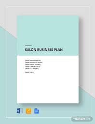 spasalon business plan 16 exles
