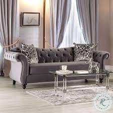 Antoinette Gray Sofa From Furniture Of