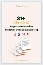 response to interview invitation email