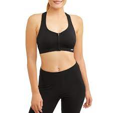 Stand with your arms at your side (ask a friend for measuring help if possible). Avia Avia Women S Medium Support Zip Front Bra Walmart Com Walmart Com
