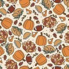 pumpkin pie fabric wallpaper and home