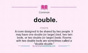 double or larger bed two twin beds
