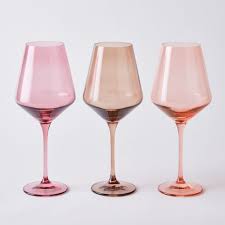 Estelle Colored Glass Colored Wine