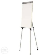 Pragati Systems Flip Chart Stand With Mdf White Writing Board Fcs6090 01