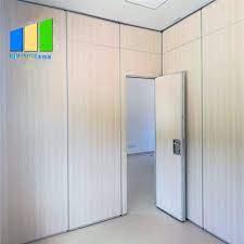 Acoustic Wooden Fabric Sliding Folding