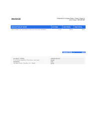 Get Paid Invoice Template Word Gif