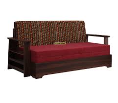 Buy Della Sheesham Wood Sofa Cum Bed