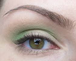 eotd easy to wear green eyeshadow