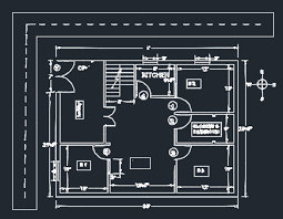 3bhk simple house layout plan with