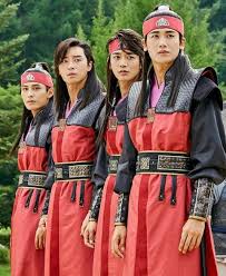 hwarang seo yeaji showing off her martial skills after being looked down on. Blue Moon Diary Hwarang The Poet Warrior Youth