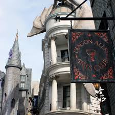 Dragons are among the more famous magical beasts; Diagon Alley Photos Of The Wizarding World Of Harry Potter