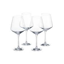 Lead Free Crystal Red Wine Glasses Set