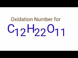 Oxidation Number For Sucrose Oxidation