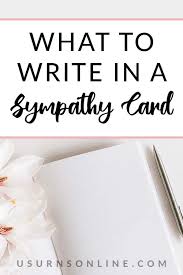 what to write in a sympathy card 50