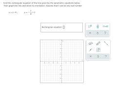 Solved Find The Rectangular Equation Of