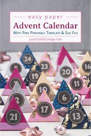 Top picks for the best wedding gift ideas in 2021. Easy Diy Paper Advent Calendar With Free Printable Template