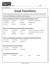 Transition Words For Research Paper Keni Candlecomfortzone Com