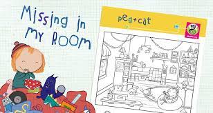 Home room tue, aug 31, 2010 19:10 cet. Missing In My Room Activity Activities Peg Cat Pbs Kids Peg Plus Cat Peg Printable Coloring Pages