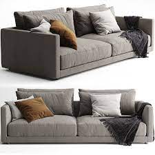 poliform bristol sofa 3d model cgtrader