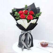 order premium red roses bouquet