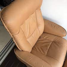 simmons leather recliner chair