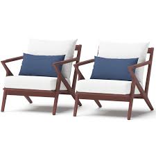 Eucalyptus Wood Outdoor Club Chairs