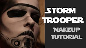 star wars stormtrooper makeup tutorial