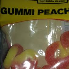 gummi peach rings and nutrition facts
