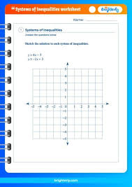 The Systems Of Inequalities Worksheet