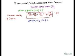 time independent schrodinger equation