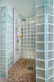 Glass Block Bathroom Designs Stock