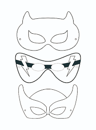 It's a simple craft in which your kids will need to cut out and correctly put together the pieces to make the superhero. 10 Best Printable Superhero Mask Cutouts Printablee Com