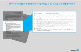 how to include volunteering on your cv