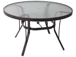 Round Glass Top Dining Table