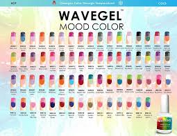 Wavegel Wave Gel Mood Color Gel Nail Polish Chart Color