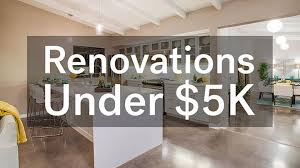 4 renovations under $5,000 that add