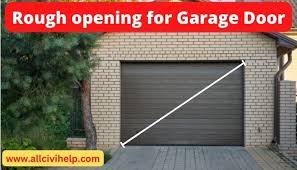 rough opening for garage door all